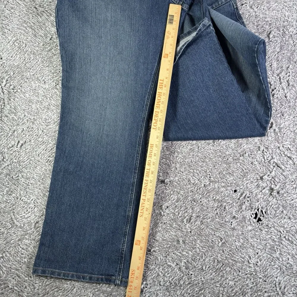 Ariat Rebar M4 Relaxed Boot Jeans Mens 40x32 Blue Denim Workwear Utility Bootcut
